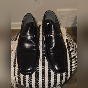 Men's Madden Ortholite Black Dress Shoes Size 9